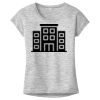 OCSO Multi-Colors Sublimatable Ladies PosiCharge Electric Heather Sporty Tee Thumbnail