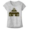 OCSO Multi-Colors Sublimatable Ladies PosiCharge Electric Heather Sporty Tee Thumbnail