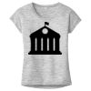 OCSO Multi-Colors Sublimatable Ladies PosiCharge Electric Heather Sporty Tee Thumbnail