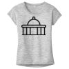 OCSO Multi-Colors Sublimatable Ladies PosiCharge Electric Heather Sporty Tee Thumbnail