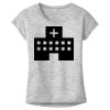 OCSO Multi-Colors Sublimatable Ladies PosiCharge Electric Heather Sporty Tee Thumbnail