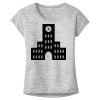 OCSO Multi-Colors Sublimatable Ladies PosiCharge Electric Heather Sporty Tee Thumbnail