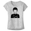 OCSO Multi-Colors Sublimatable Ladies PosiCharge Electric Heather Sporty Tee Thumbnail