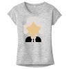 OCSO Multi-Colors Sublimatable Ladies PosiCharge Electric Heather Sporty Tee Thumbnail