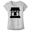 OCSO Multi-Colors Sublimatable Ladies PosiCharge Electric Heather Sporty Tee Thumbnail