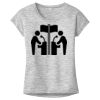 OCSO Multi-Colors Sublimatable Ladies PosiCharge Electric Heather Sporty Tee Thumbnail