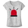 OCSO Multi-Colors Sublimatable Ladies PosiCharge Electric Heather Sporty Tee Thumbnail