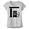 OCSO Multi-Colors Sublimatable Ladies PosiCharge Electric Heather Sporty Tee Thumbnail