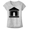 OCSO Multi-Colors Sublimatable Ladies PosiCharge Electric Heather Sporty Tee Thumbnail