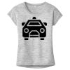 OCSO Multi-Colors Sublimatable Ladies PosiCharge Electric Heather Sporty Tee Thumbnail