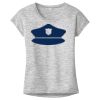 OCSO Multi-Colors Sublimatable Ladies PosiCharge Electric Heather Sporty Tee Thumbnail