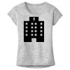 OCSO Multi-Colors Sublimatable Ladies PosiCharge Electric Heather Sporty Tee Thumbnail