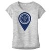 OCSO Multi-Colors Sublimatable Ladies PosiCharge Electric Heather Sporty Tee Thumbnail