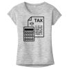 OCSO Multi-Colors Sublimatable Ladies PosiCharge Electric Heather Sporty Tee Thumbnail