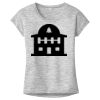 OCSO Multi-Colors Sublimatable Ladies PosiCharge Electric Heather Sporty Tee Thumbnail