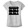 OCSO Multi-Colors Sublimatable Ladies PosiCharge Electric Heather Sporty Tee Thumbnail