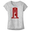 OCSO Multi-Colors Sublimatable Ladies PosiCharge Electric Heather Sporty Tee Thumbnail