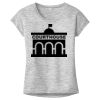 OCSO Multi-Colors Sublimatable Ladies PosiCharge Electric Heather Sporty Tee Thumbnail