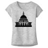 OCSO Multi-Colors Sublimatable Ladies PosiCharge Electric Heather Sporty Tee Thumbnail