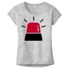 OCSO Multi-Colors Sublimatable Ladies PosiCharge Electric Heather Sporty Tee Thumbnail