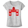 OCSO Multi-Colors Sublimatable Ladies PosiCharge Electric Heather Sporty Tee Thumbnail
