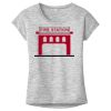 OCSO Multi-Colors Sublimatable Ladies PosiCharge Electric Heather Sporty Tee Thumbnail