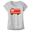 OCSO Multi-Colors Sublimatable Ladies PosiCharge Electric Heather Sporty Tee Thumbnail