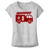 OCSO Multi-Colors Sublimatable Ladies PosiCharge Electric Heather Sporty Tee Thumbnail