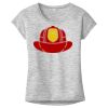 OCSO Multi-Colors Sublimatable Ladies PosiCharge Electric Heather Sporty Tee Thumbnail