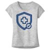 OCSO Multi-Colors Sublimatable Ladies PosiCharge Electric Heather Sporty Tee Thumbnail