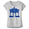 OCSO Multi-Colors Sublimatable Ladies PosiCharge Electric Heather Sporty Tee Thumbnail