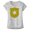 OCSO Multi-Colors Sublimatable Ladies PosiCharge Electric Heather Sporty Tee Thumbnail