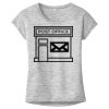 OCSO Multi-Colors Sublimatable Ladies PosiCharge Electric Heather Sporty Tee Thumbnail
