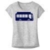 OCSO Multi-Colors Sublimatable Ladies PosiCharge Electric Heather Sporty Tee Thumbnail