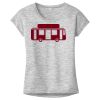 OCSO Multi-Colors Sublimatable Ladies PosiCharge Electric Heather Sporty Tee Thumbnail