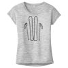 OCSO Multi-Colors Sublimatable Ladies PosiCharge Electric Heather Sporty Tee Thumbnail