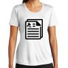 Ladies Multi Color Sublimatable PosiCharge Competitor Tee Thumbnail